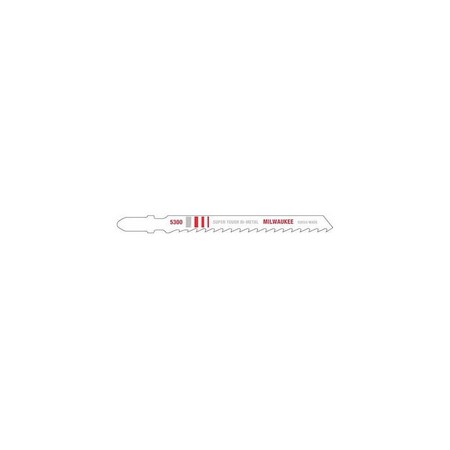Milwaukee Tool 4 IN. 6 TPI BI-METAL JIG SAW, BLADE (5 PACK),  48-42-5300